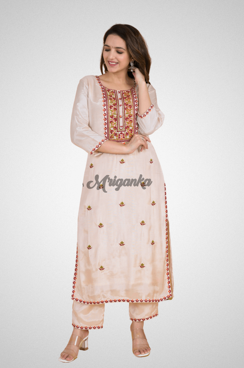 Buy Exquisite Russian Silk Kurta Sets Online at Mriganka