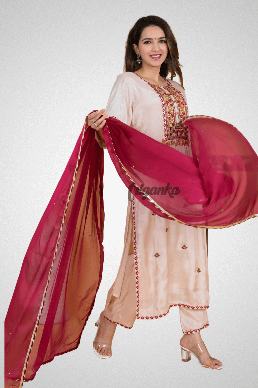 Buy Exquisite Russian Silk Kurta Sets Online at Mriganka