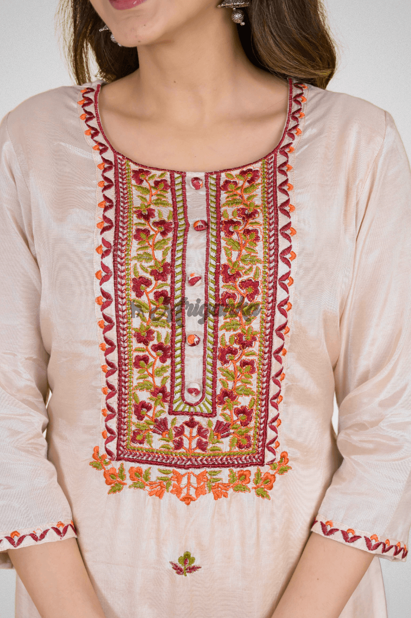 Buy Exquisite Russian Silk Kurta Sets Online at Mriganka