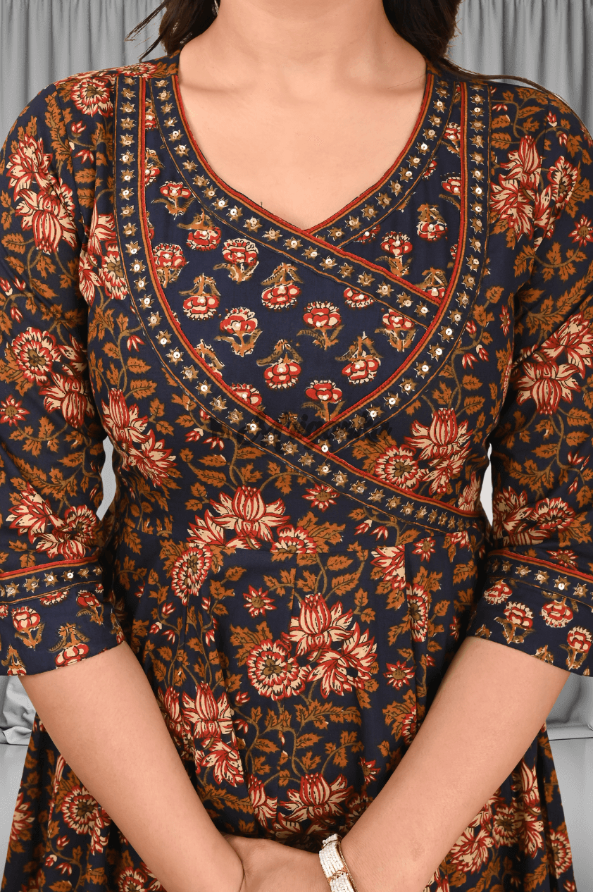 Anarkali Suit Set | Bijiya & Hand Work- Buy at Mriganka