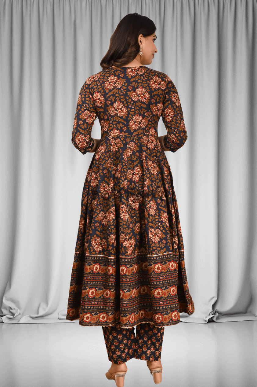Anarkali Suit Set | Bijiya & Hand Work- Buy at Mriganka