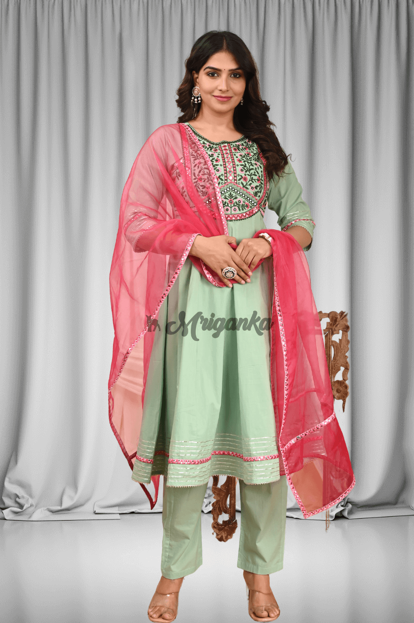 Anarkali Suit Set