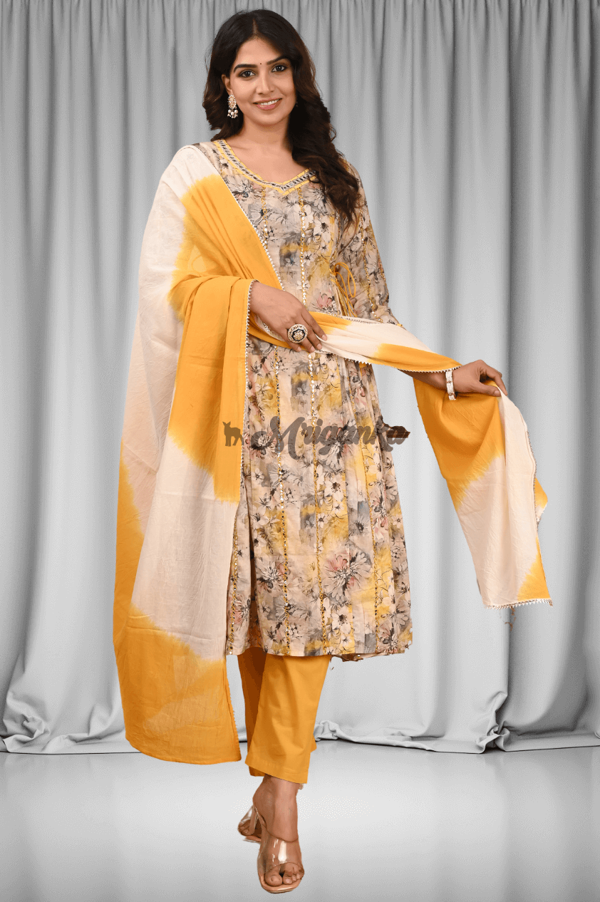 A Line Kurta Set