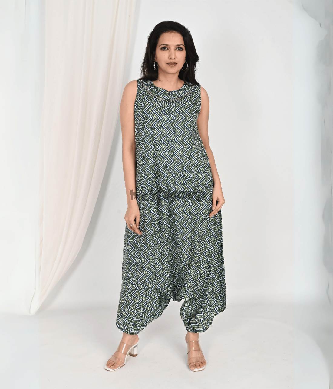 Explore Stylish Jump Suits with Jackets at Mriganka