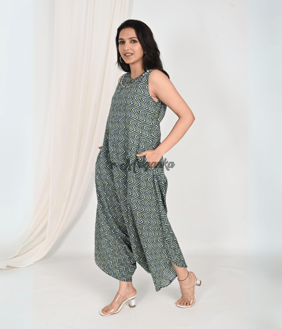 Explore Stylish Jump Suits with Jackets at Mriganka