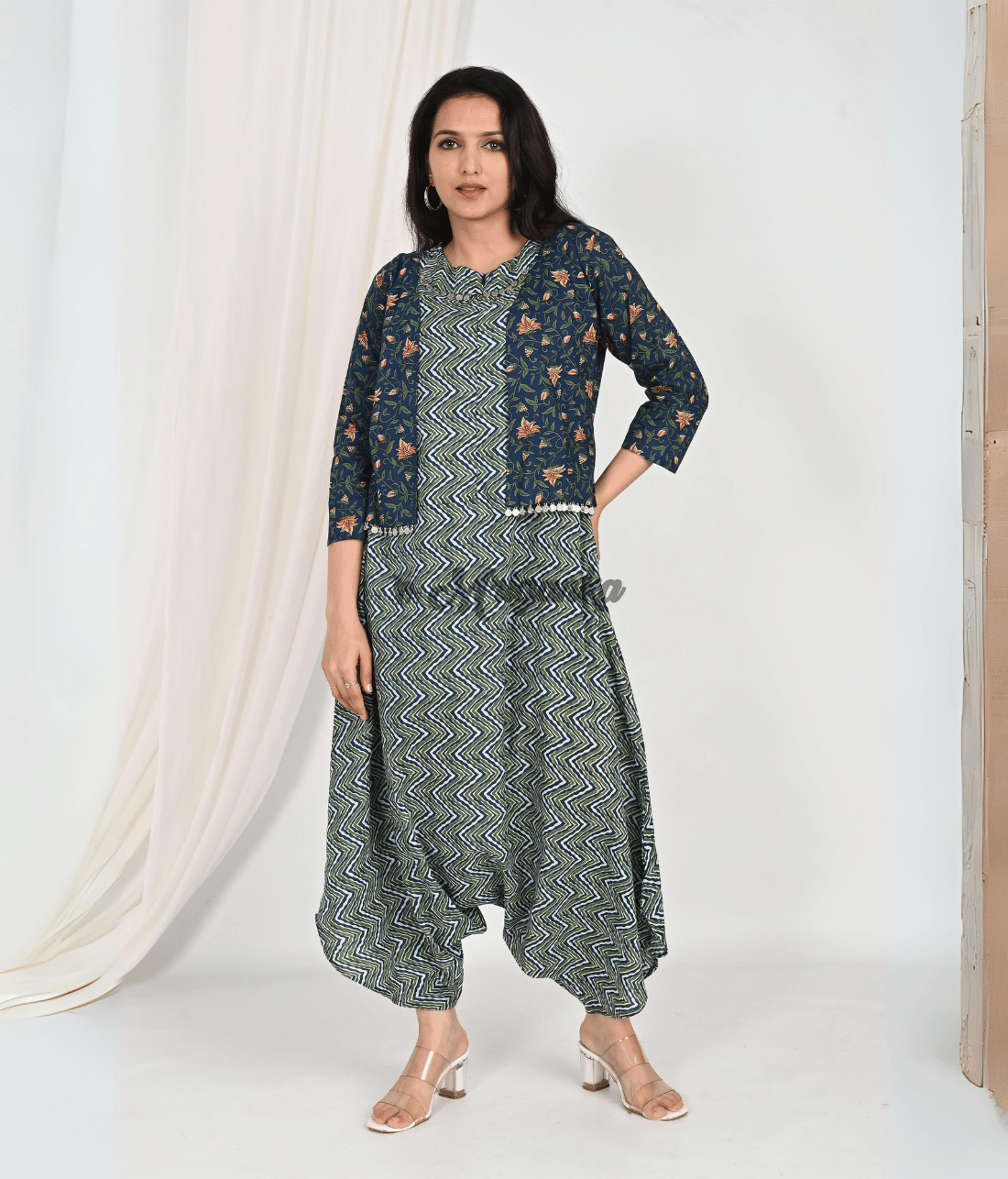 Explore Stylish Jump Suits with Jackets at Mriganka