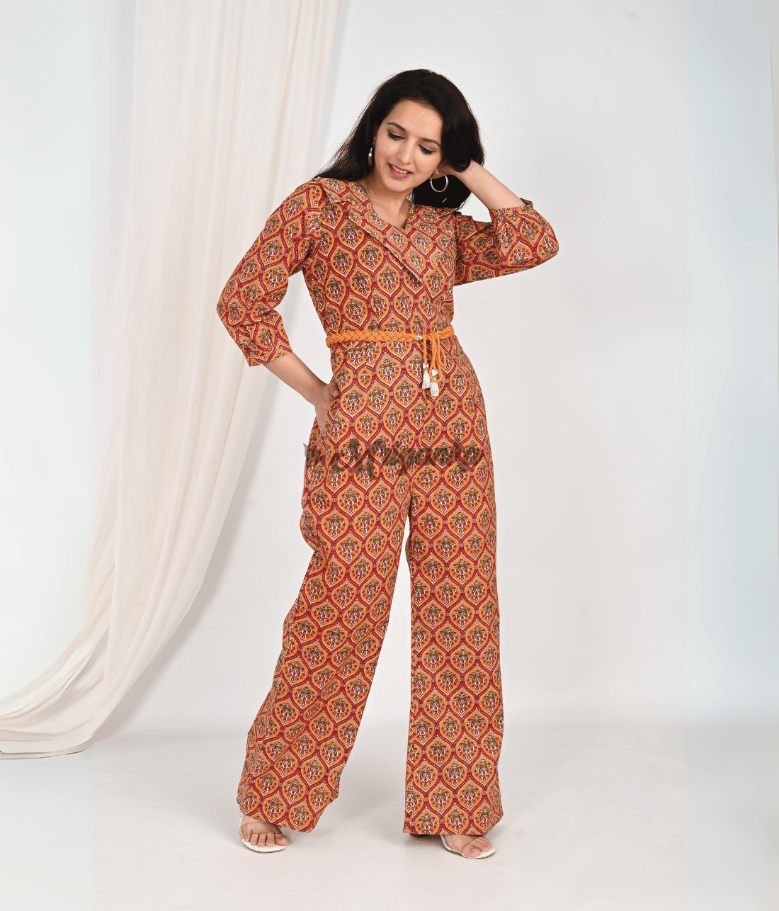 Shop Stylish Geometric Jump Suits Online at Mriganka