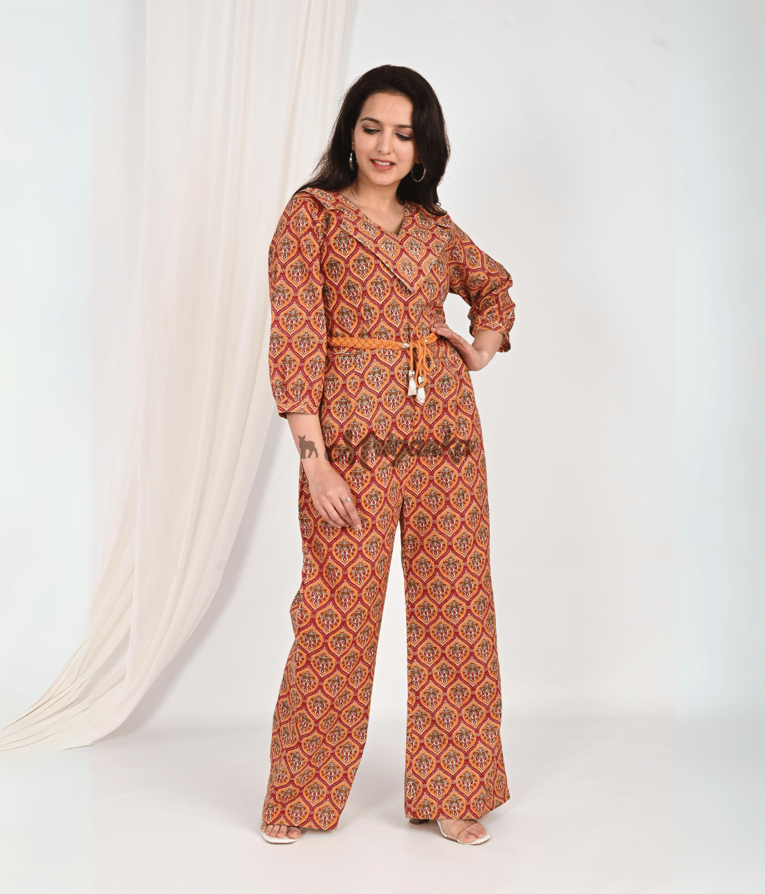 Shop Stylish Geometric Jump Suits Online at Mriganka