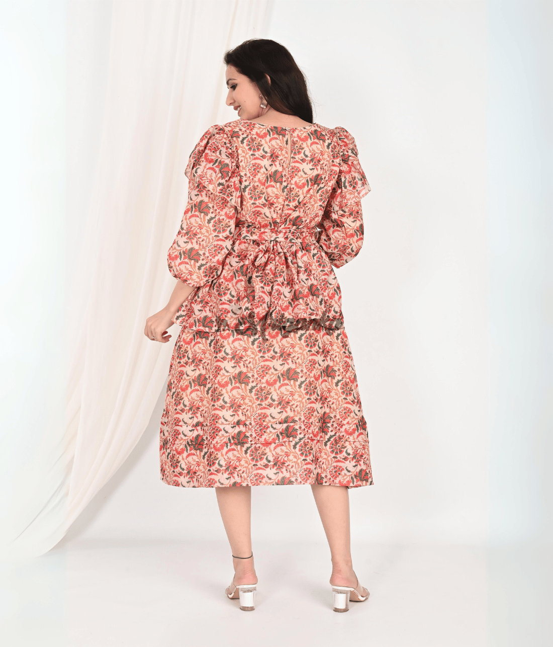 Floral Linen Dress